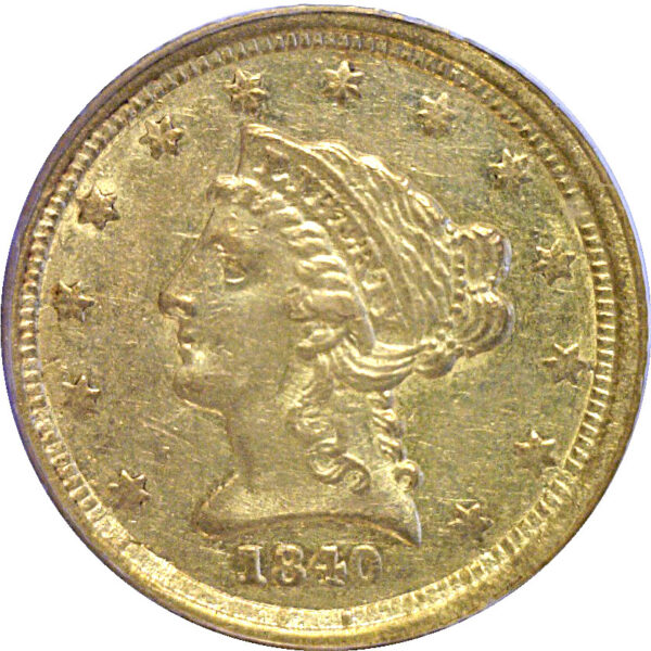 1840-C $ 2 1/2 Liberty  -  PCGS AU-58 - Image 2