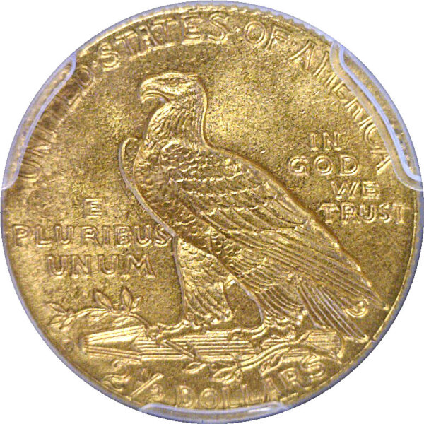 1911-D $2 1/2 Indian  -  PCGS MS-64+  CAC - Image 3