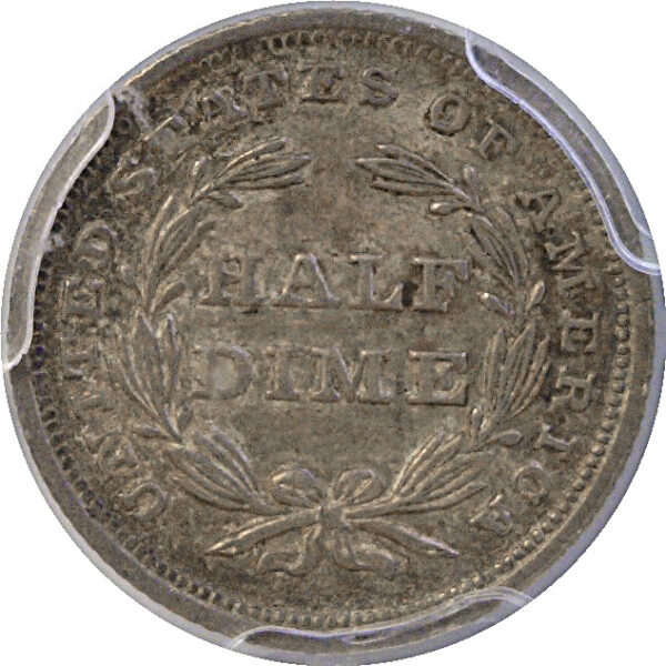 1837 Seated Liberty Half Dime  -  PCGS AU-55 - Image 3