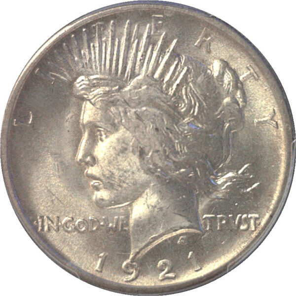 1921 Peace Dollar  -  PCGS MS-64   CAC - Image 2