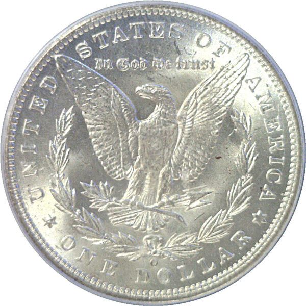 1893-O Morgan Dollar. -  PCGS MS-63 - Image 3