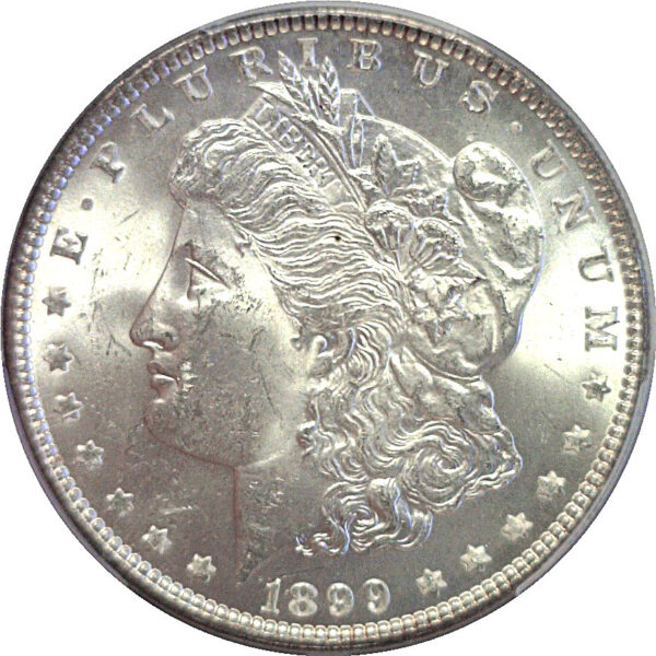 1899 Morgan Dollar.  -  PCGS MS-63 - Image 2