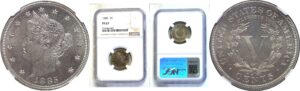 1885 Liberty Nickel  -  NGC PF-67