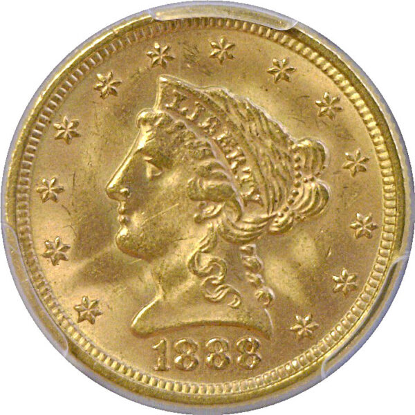 1888 $2 1/2 Liberty  -  PCGS MS-65 - Image 2