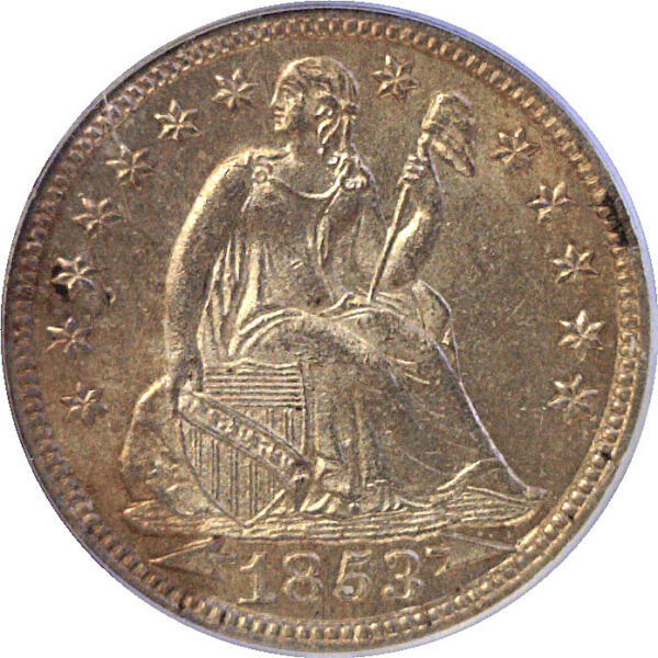 1853 Seated Liberty Dime. -  PCGS MS-64 - Image 2