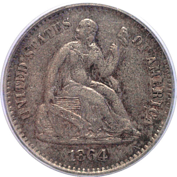 1864-S Seated Liberty Half Dime  -  PCGS XF-45 - Image 2