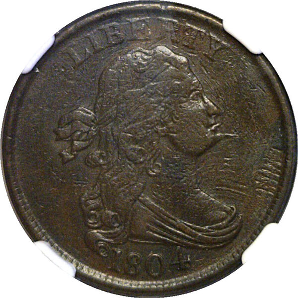 1804 Half Cent. -  NGC XF-45 - Image 2