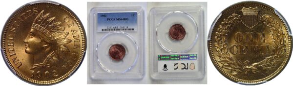 1902 Indian Head Cent   -  PCGS MS-64 RD