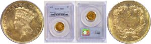 1879 $3 Princess     PCGS MS-63