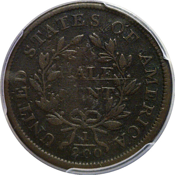 1805 Half Cent. -  PCGS VG-10.  CAC - Image 3