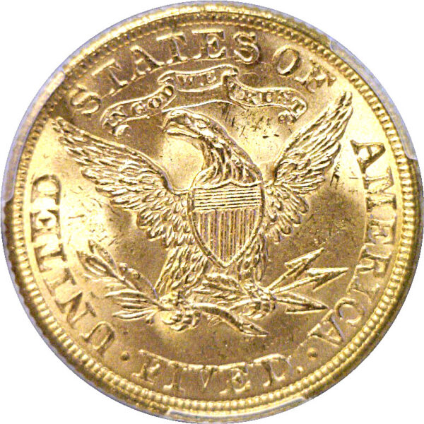 1891 $5 Liberty  -  PCGS MS-64  CAC - Image 3