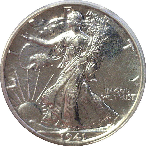 1941 Walking Liberty Half Dollar. -  PCGS PR-66 - Image 2