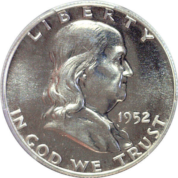 1952 Franklin Half Dollar  -  PCGS PR-64 - Image 2