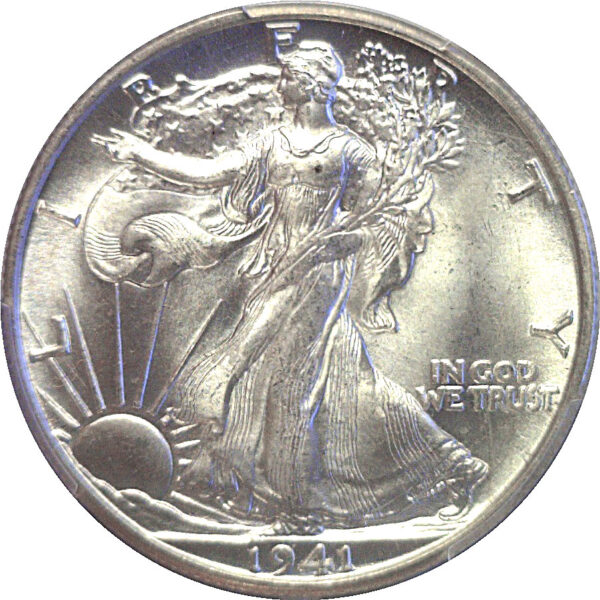 1941-D Walking Liberty Half Dollar  -  PCGS MS-67 - Image 2
