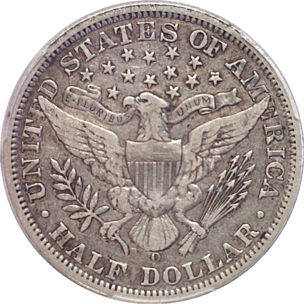 1899-O Barber Half Dollar  -  PCGS VF-20 - Image 3