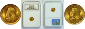 1904 $1 Lewis & Clark Gold Commemorative      NGC MS-66