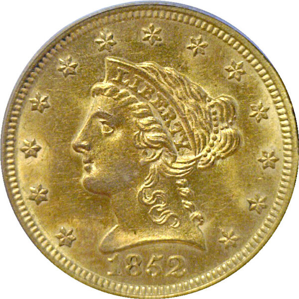 1852 $2 1/2 Liberty  -    PCGS MS-62 - Image 2