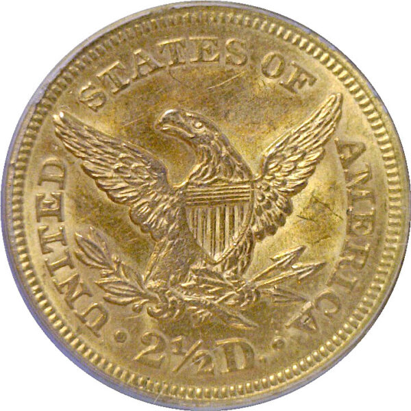 1852 $2 1/2 Liberty  -    PCGS MS-62 - Image 3