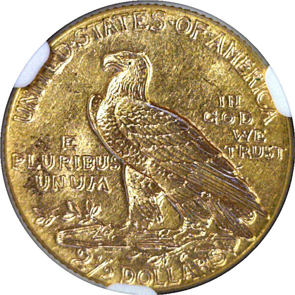 1915 $2 1/2 Indian  -  NGC MS-62 - Image 3
