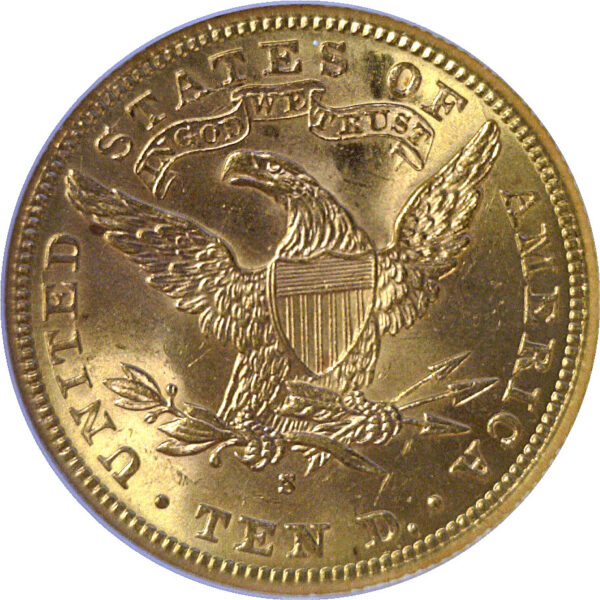 1902-S $10 Liberty  -  NGC MS-64  CAC - Image 3