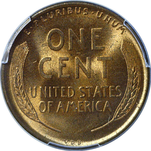 1909-VDB Lincoln Cent  -  PCGS MS-65 RD - Image 3