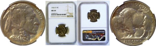1926-D Buffalo Nickel  -  NGC MS-64