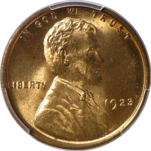 1923 Lincoln Cent  -  PCGS MS-65 RD - Image 2