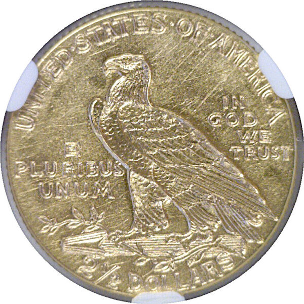 1915 $2 1/2 Indian  -  NGC MS-61 - Image 3