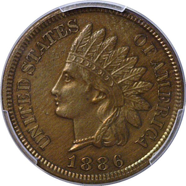 1886 T-2.  Indian Head Cent  -  PCGS PR-62 RB - Image 2