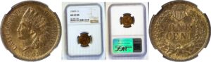 1908-S Indian Head Cent   NGC MS-65 RB