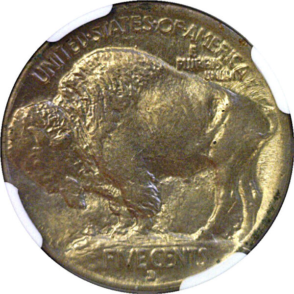 1913-D Buffalo Nickel  -  NGC MS-65 - Image 3