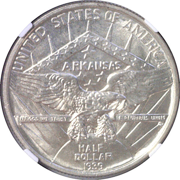 1936 Arkansas Commemorative Half Dollar  -  NGC MS-63 - Image 3
