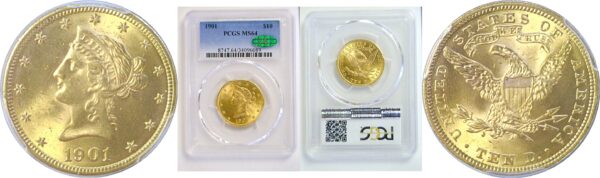1901 $10 Liberty   -   PCGS MS-64  CAC