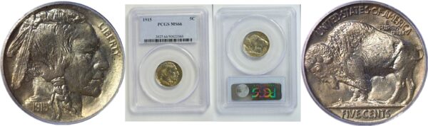 1915 Buffalo Nickel  -  PCGS MS-66