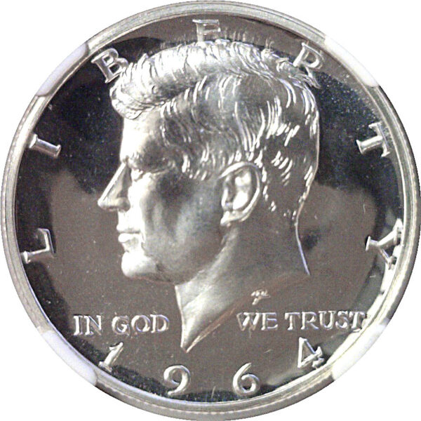 1964 Accented Hair.  Kennedy Half Dollar   -   NGC PF-67 - Image 2