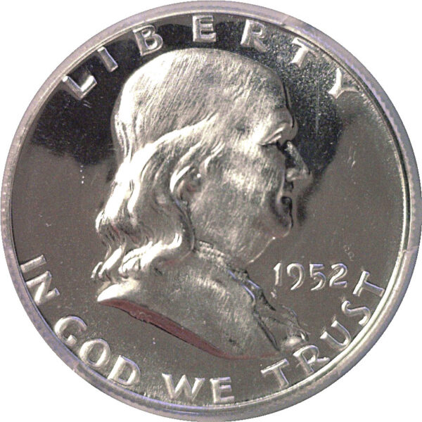 1952 Franklin Half Dollar  -  PCGS PR-68 - Image 2