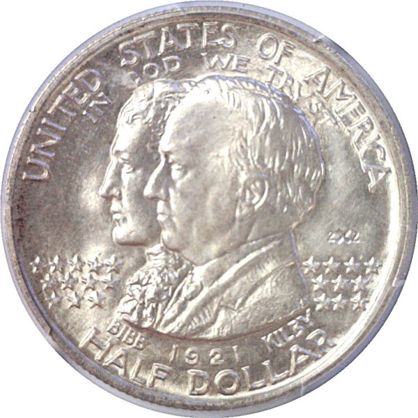 1921 Alabama, 2x2. Commemorative Half Dollar  -  PCGS MS-66 - Image 2