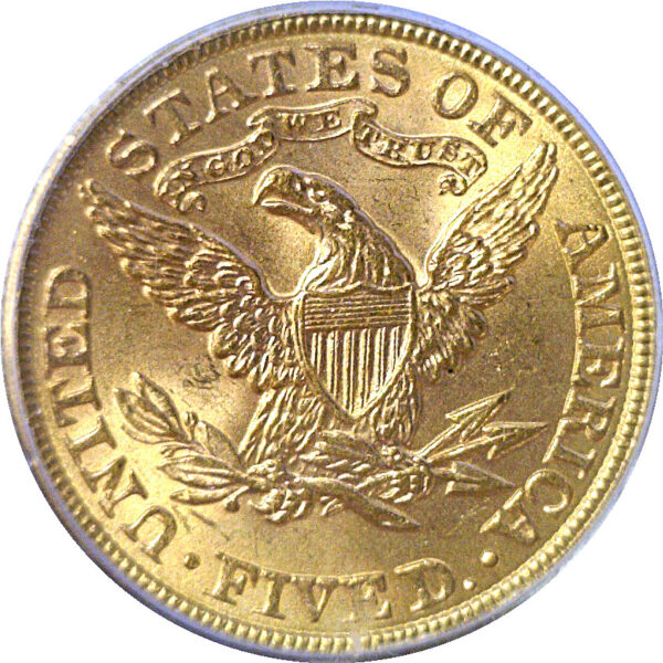 1899 $5 Liberty.  -   PCGS MS-64. CAC - Image 3