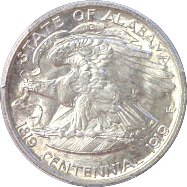 1921 Alabama, 2x2. Commemorative Half Dollar  -  PCGS MS-66 - Image 3