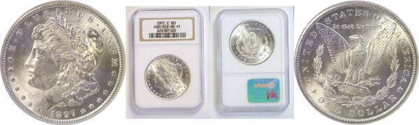 1897-S Morgan Dollar  -  NGC MS-63