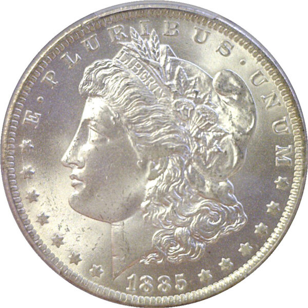 1885-O Morgan Dollar  -  PCGS MS-67+   CAC - Image 2