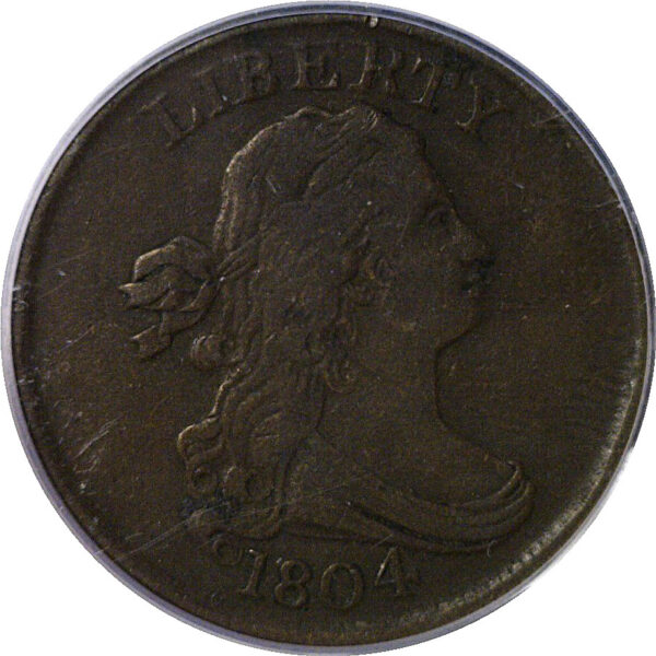 1804 Half Cent  -  PCGS VF-30 - Image 2