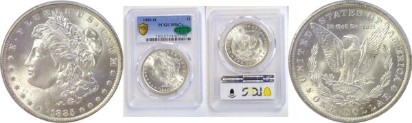 1885-O Morgan Dollar  -  PCGS MS-67+   CAC