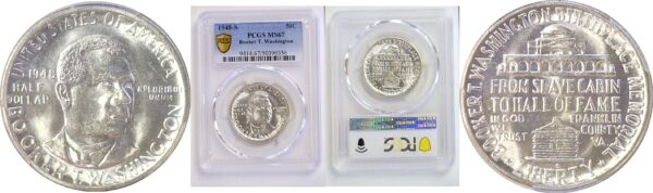 1948-S Booker T. Washington Commemorative Half Dollar  -  PCGS MS-67