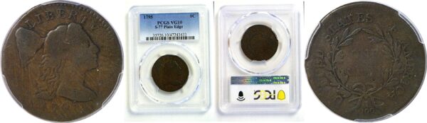 1795 Large Cent  -  PCGS VG-10