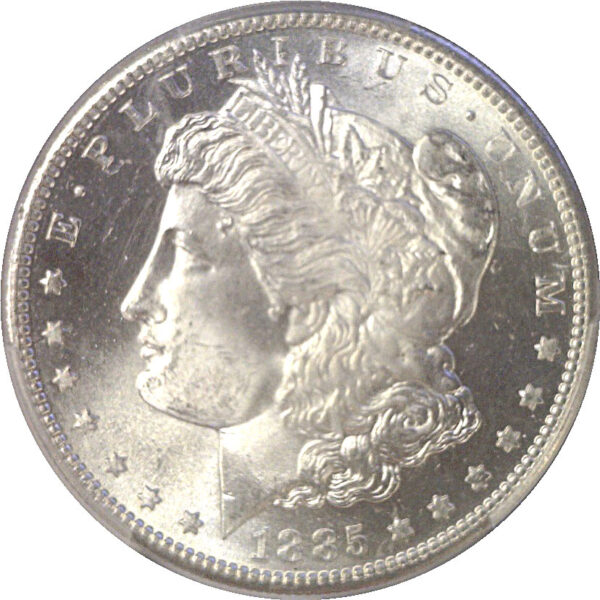 1885-S Morgan Dollar  -  PCGS MS-66+   CAC - Image 2