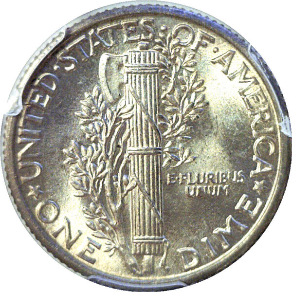 1928 Mercury Dime  -  PCGS MS-65 FB - Image 3