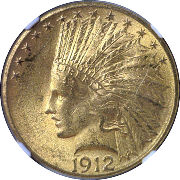 1912 $10 Indian  -  NGC MS-63 - Image 2