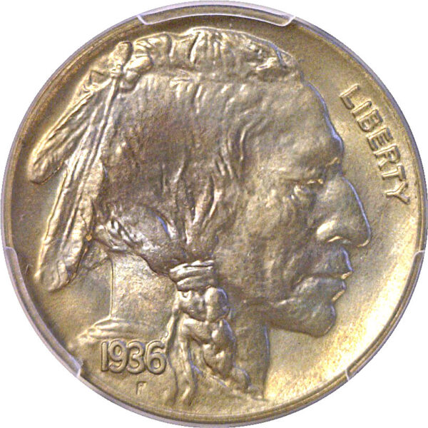 1936 Buffalo Nickel  -  PCGS PR-67 - Image 2