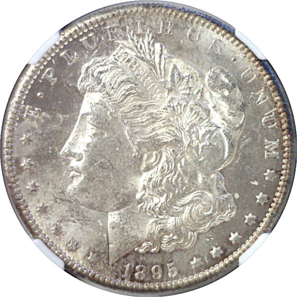 1895-S Morgan Dollar  -  NGC MS-62 - Image 2